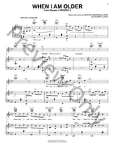 When I Am Older piano sheet music cover